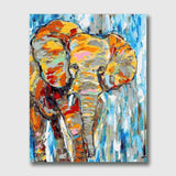 Elephant Acrylic Painting Paint by Numbers
