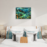 Hillside Full of Flowers - Landscape Paintings,hanging on bedroom
