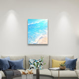 Ocean Wave  Art - Paint by Numbers,hanging on living room