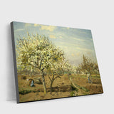 Orchard in Bloom by Pissarro - Blooming Orchard - Paint by Numbers