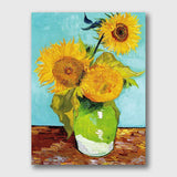 Paintings of Sunflowers by Van Gogh - Paint by Numbers
