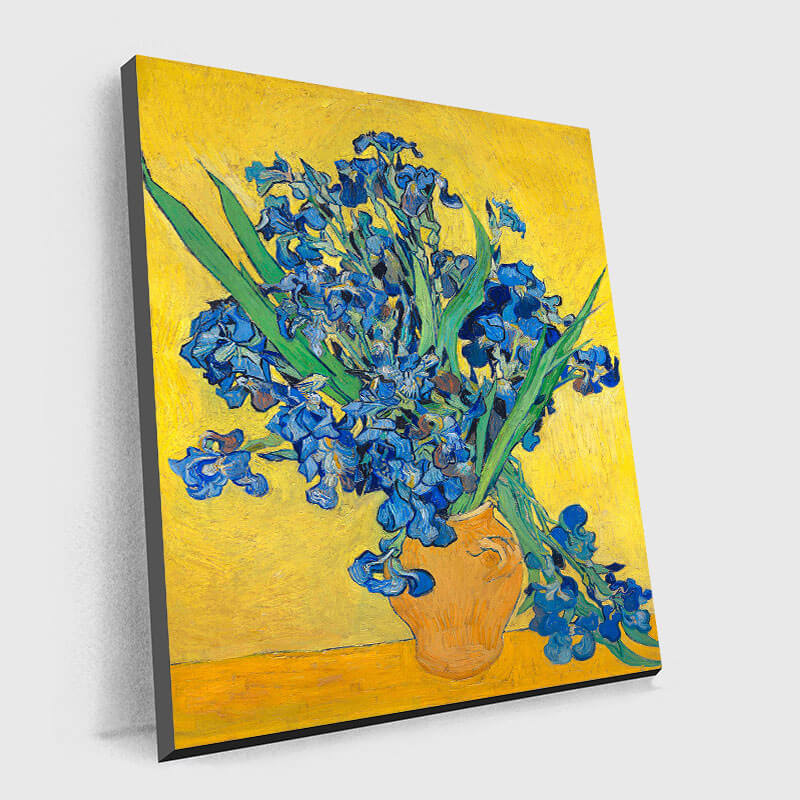 Van Gogh Irises in Vase - Paint by Numbers