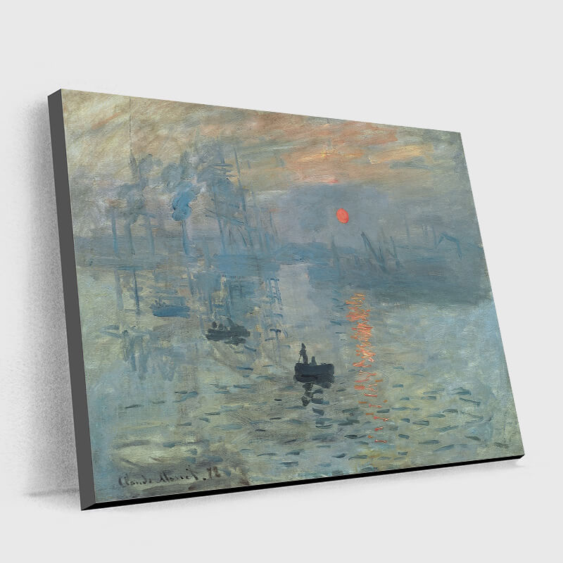 Impression Sunrise by Monet - Sunrise Paintings - Paint by Numbers