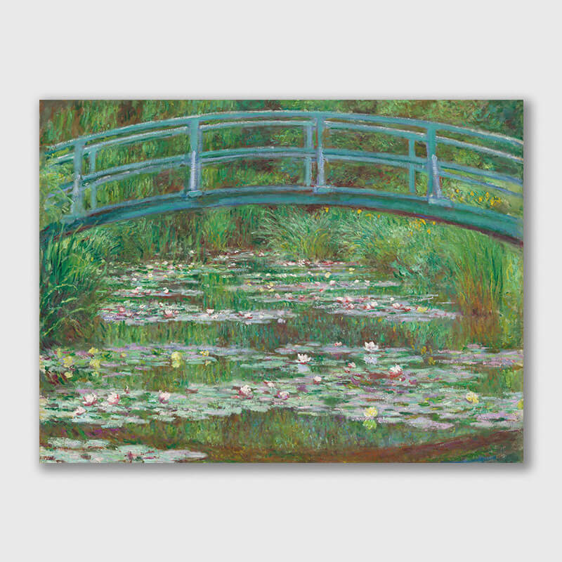 Japanese Footbridge and the Water Lily Pool - Monet Japanese Bridge