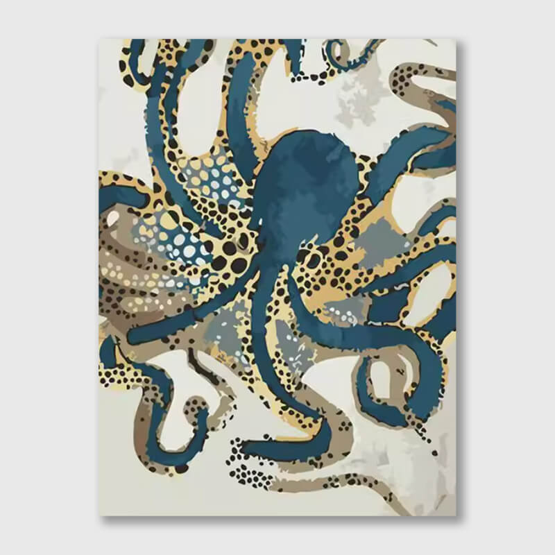 Octopus Artwork - Paint by Numbers