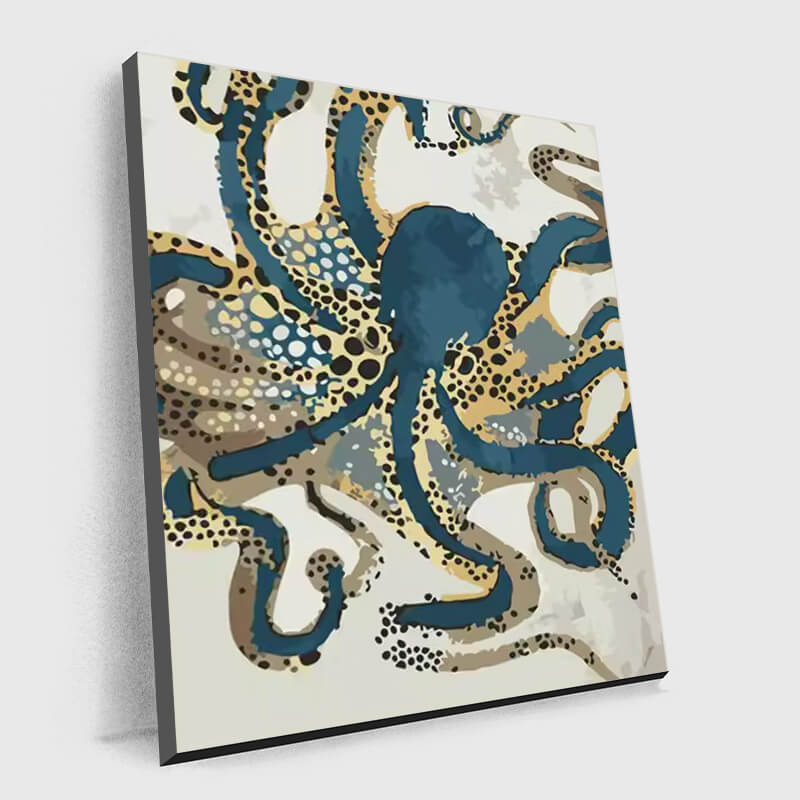 Octopus Artwork - Paint by Numbers