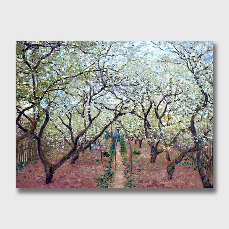 Orchard in Bloom - Monet Wall Art - Paint by Numbers