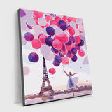 Paris Eiffel Painting - Paint by Numbers