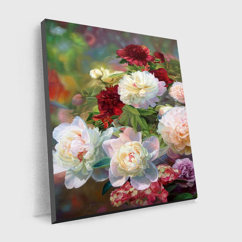 Peony Art - Paint by Numbers