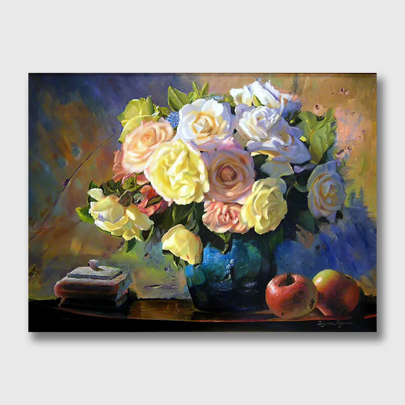 Peony Wall Art - Paint by Numbers