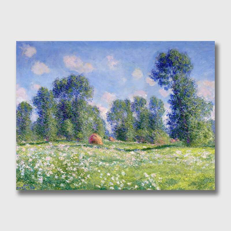 Spring Effect at Giverny by Monet - Spring Paintings - Paint by Numbers
