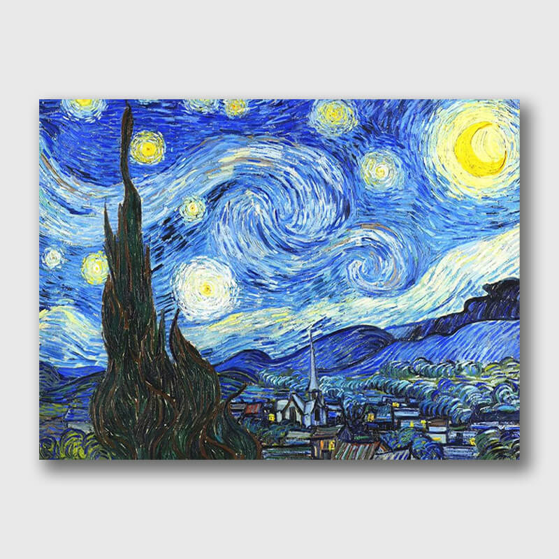 Star Art - The Starry Night by Van Gogh - Paint by Numbers