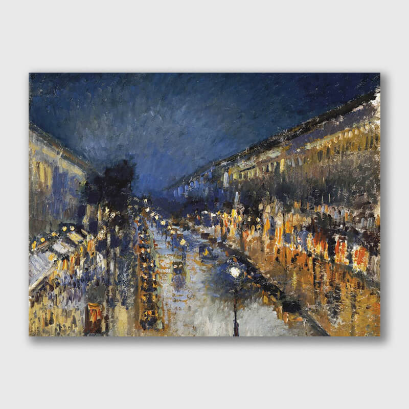 The Boulevard Montmartre at Night