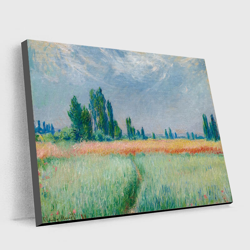 Wheatfield by Monet - Wheat Field Art - Paint by Numbers