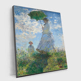 Woman with a Parasol - Madame Monet and Her Son